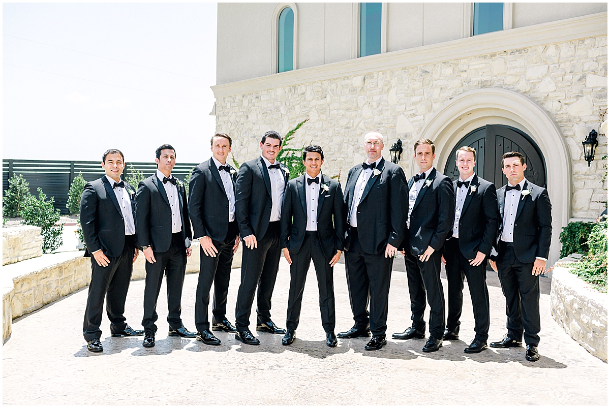 Groomsmen portraits | Knotting Hill Wedding Little Elm Texas Photography by Mary Talamantes