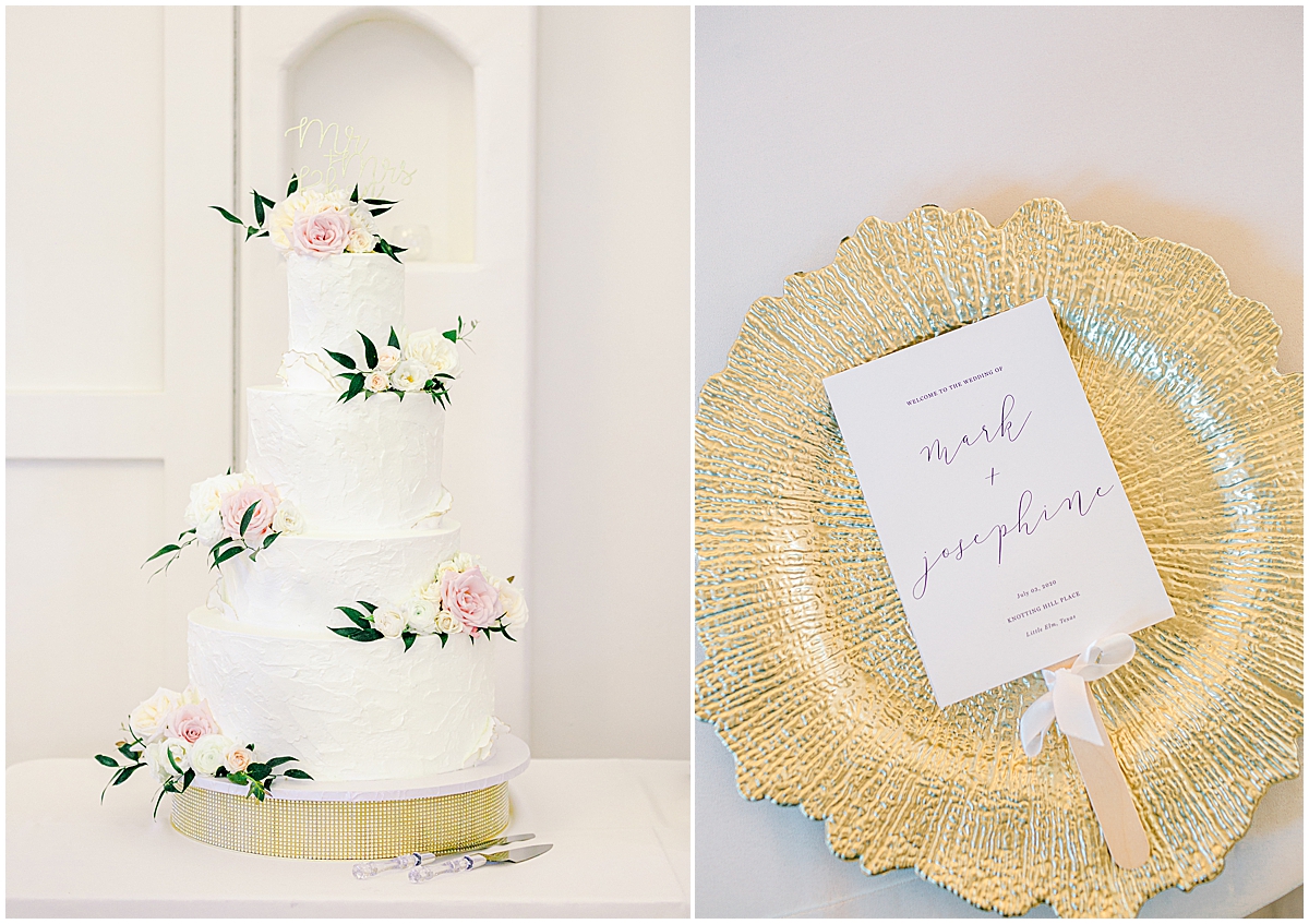 wedding cake | Knotting Hill Wedding Little Elm Texas Photography by Mary Talamantes
