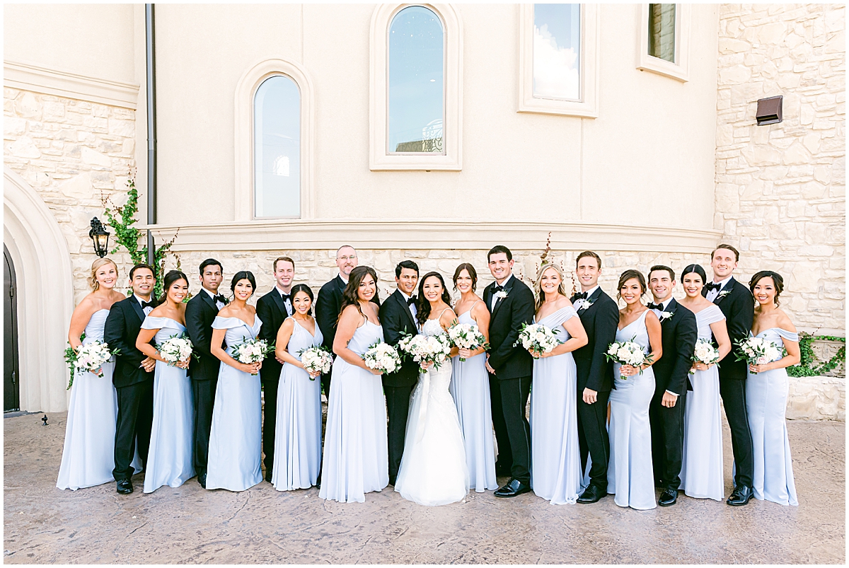 bridal party portraits | Knotting Hill Wedding Little Elm Texas Photography by Mary Talamantes