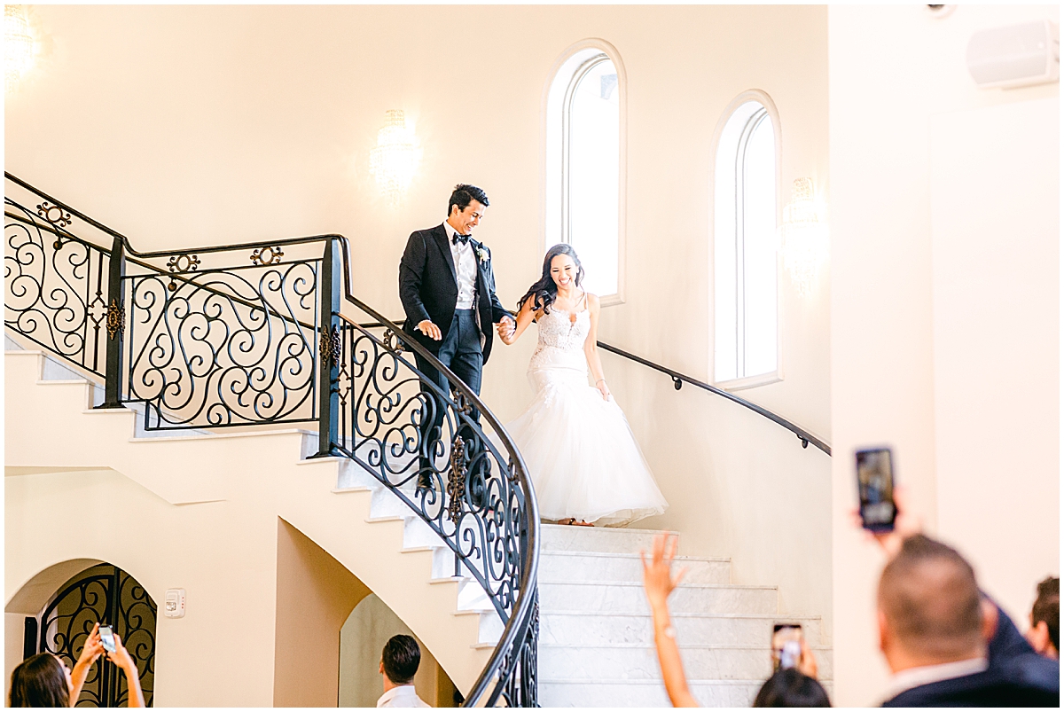 mr & mrs entrance | Knotting Hill Wedding Little Elm Texas Photography by Mary Talamantes