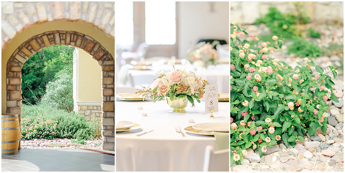 wedding venue pastel colors green ping gold flowers ranch dallas texas| Ranch Wedding by Mary Talamantes